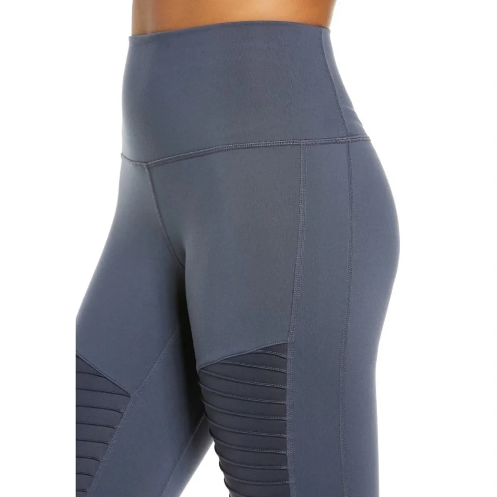 ALO Yoga High Waist Moto Leggings Midnight Blue XS NWT